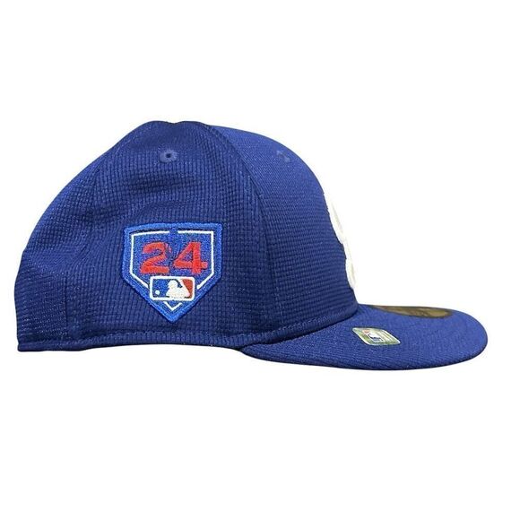 New Era Los Angeles Dodgers 2024 59FIFTY Fitted Hat Blue Size 7 - Picture 3 of 6